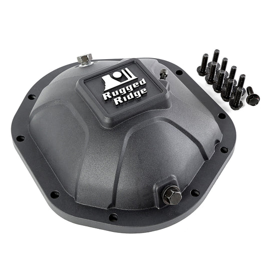 RUGGED RIDGE | 16595.12 | Boulder Aluminum Differential Cover, Dana 44, Blk