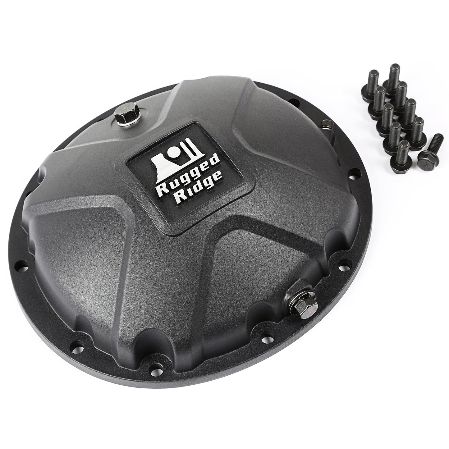 RUGGED RIDGE | 16595.14 | 84-96 Cherokeeboulder Aluminum Differential Cover,Black Black