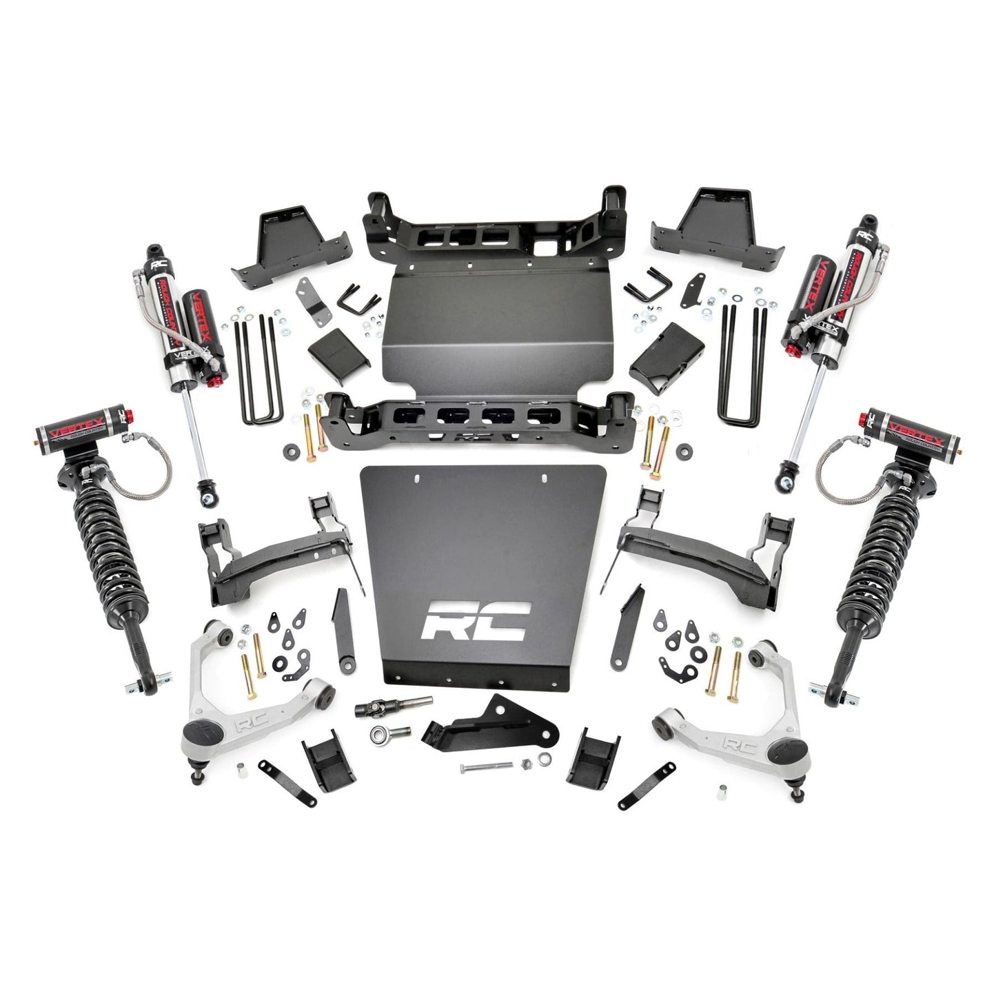 Rough Country Vertex Coilovers w/Vertex Shocks 7 Inch Stamped Steel LCA Lift Kit I 11650