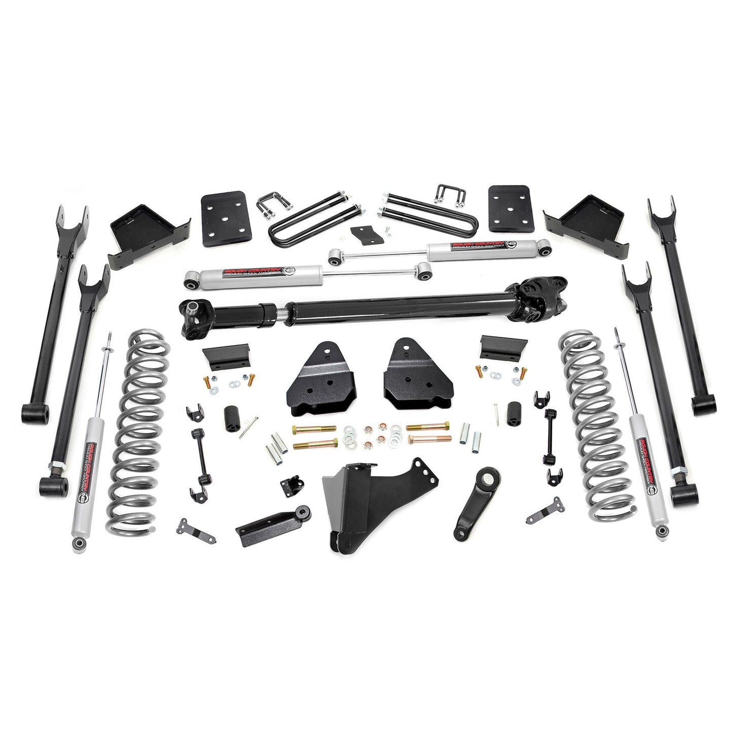 ROUGH COUNTRY 6 Inch Lift Kit | Diesel | 4 Link | OVLD  | D/S | Ford F-250/F-350 Super Duty (17-22) | 50821