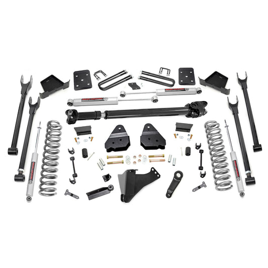 ROUGH COUNTRY 6 Inch Lift Kit | Diesel | 4 Link | OVLD  | D/S | Ford F-250/F-350 Super Duty (17-22) | 50821