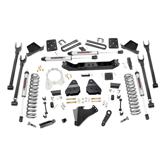 ROUGH COUNTRY 6 Inch Lift Kit | 4-Link | No OVLD | V2 | Ford F-250/F-350 Super Duty (17-22) | 52670