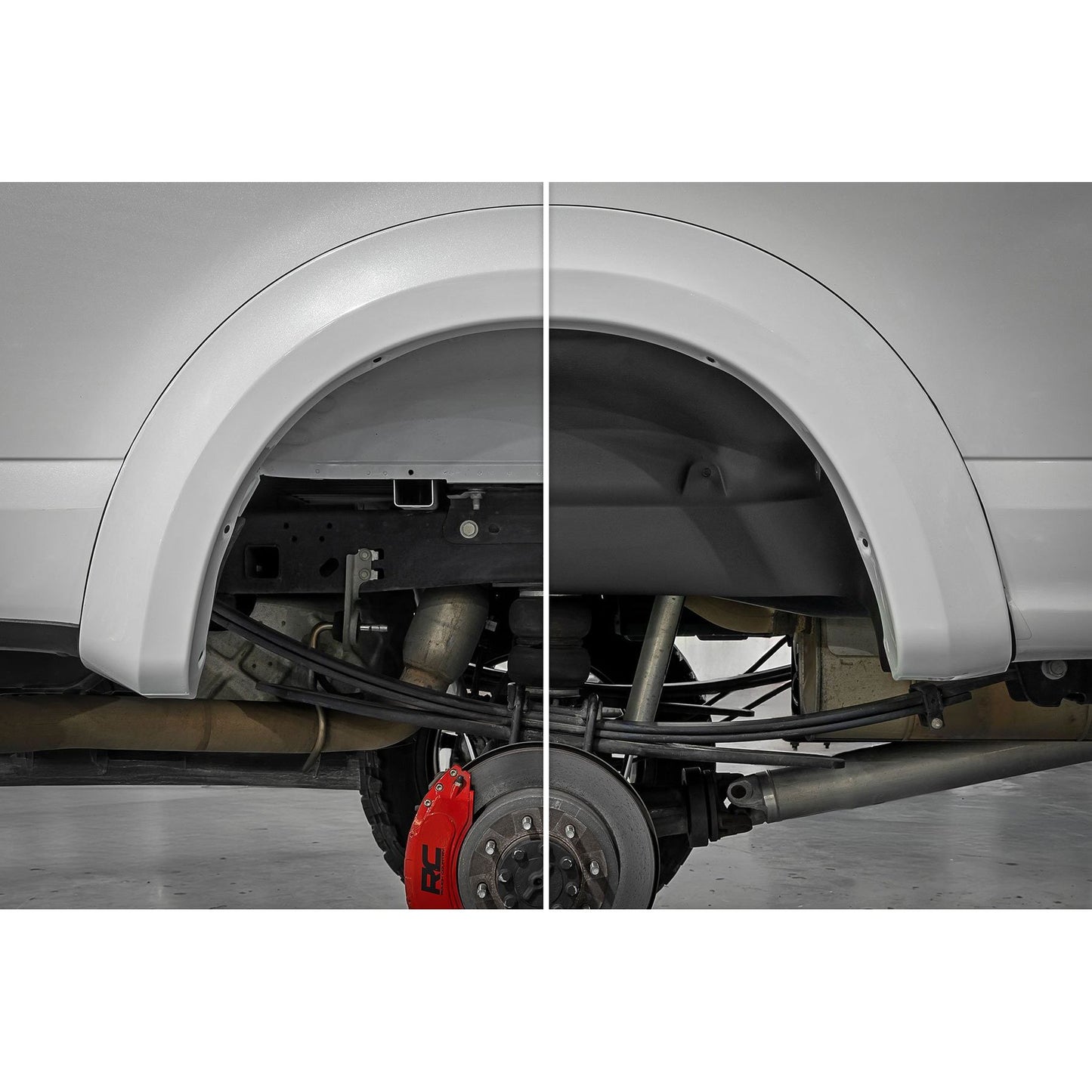 ROUGH COUNTRY Rear Wheel Well Liners | Ford F-250/F-350 Super Duty 2WD/4WD (2017-2026) | 4517A