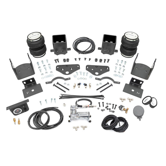 ROUGH COUNTRY Air Spring Kit w/compressor | Ford F-250/F-350 Super Duty 4WD (2017-2022) | 10021C