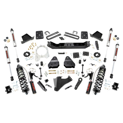 Rough Country V2 Monotube Shocks 4.5 Inch Coilover Conversion Lift Kit I 50656