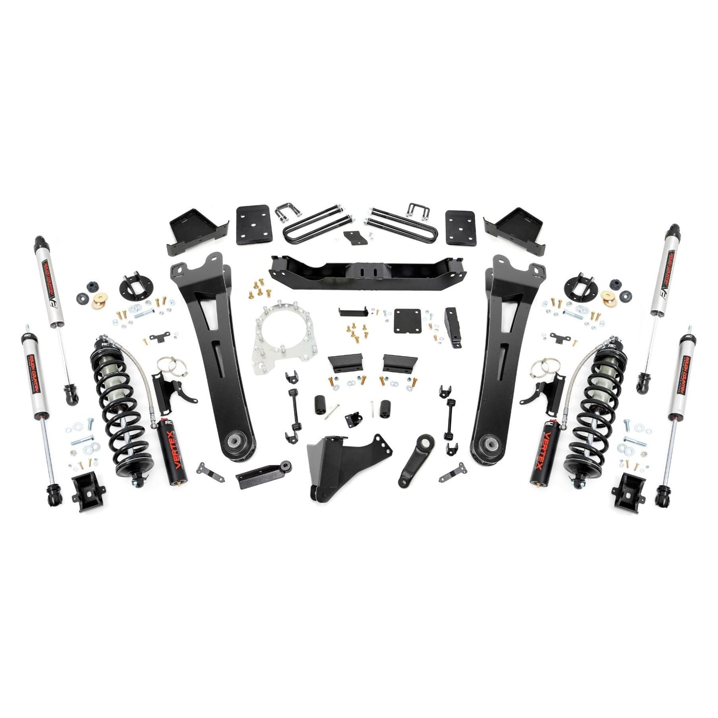 Rough Country V2 Monotube Shocks 6 Inch Coilover Conversion Lift Kit I 51258
