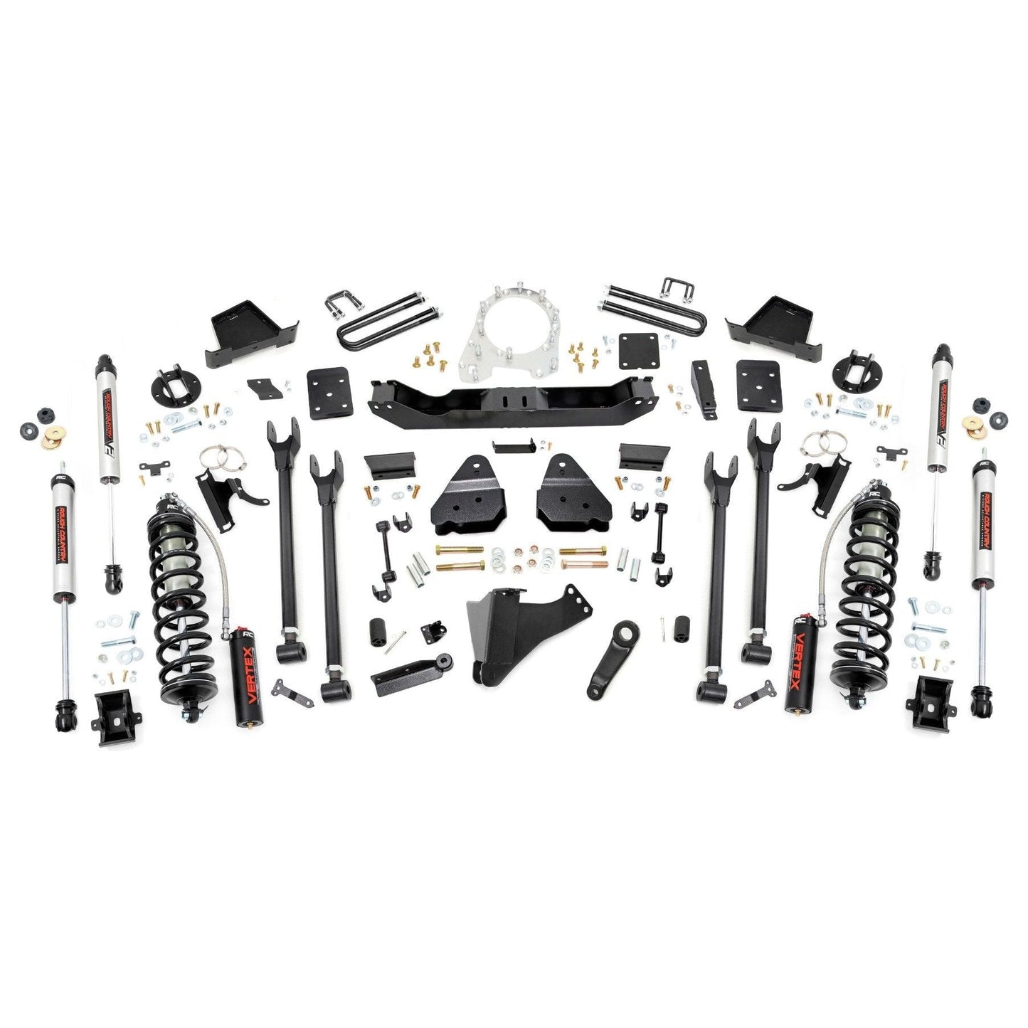 Rough Country V2 Monotube Shocks 6 Inch Coilover Conversion Lift Kit I 52658