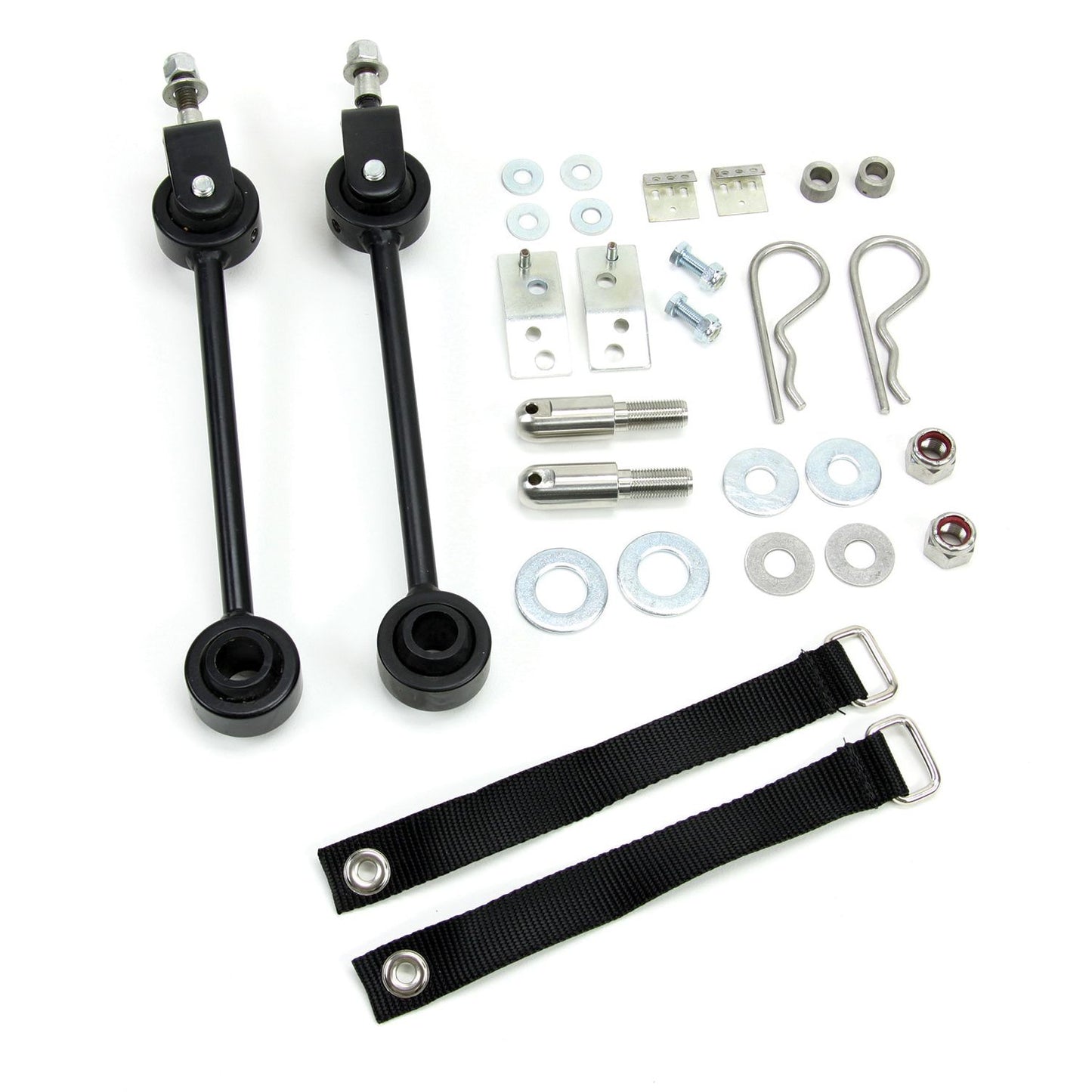 TeraFlex | 93-98 ZJ Grand Cherokee 84-01 XJ Cherokee 10 Inch Front Sway Bar Quick Disconnect Kit 2-4 Inch Lift TeraFlex | 1713090