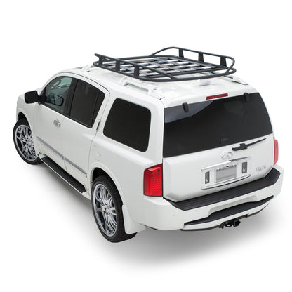 Smittybilt SRC Roof Basket Universal 50 in. W x 70 in. L For Use w/SRC Roof Racks Black I 17185