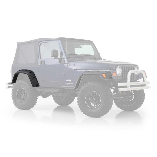 Smittybilt Fender Tubular Prod 6 in. Driver Side Rear Textured Uv Stable ABS I 17190-04