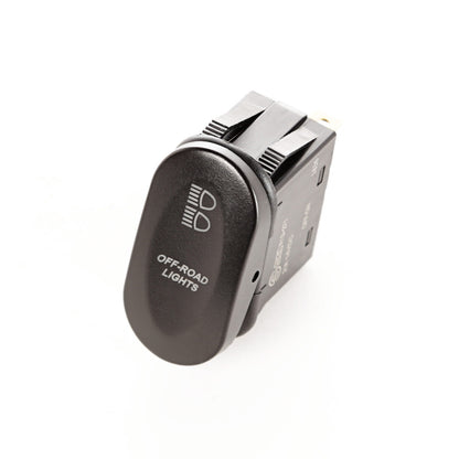 RUGGED RIDGE | 17235.09 | 2-Position Rocker Switch, Off-Road Lights, Amber