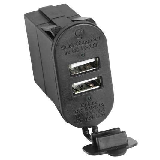 RUGGED RIDGE | 17235.16 | Dual Usb Port With Qi Capabilities 3.0