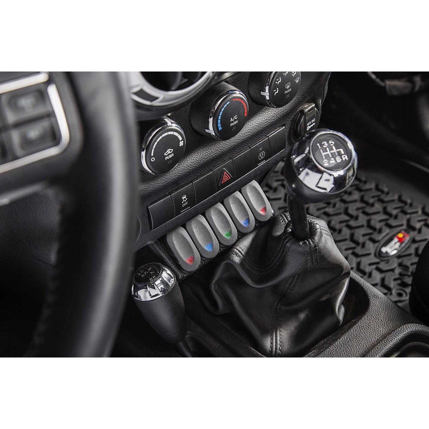 RUGGED RIDGE | 17235.54 | 11-17 Wrangler Jk Lower Console Switch Panel