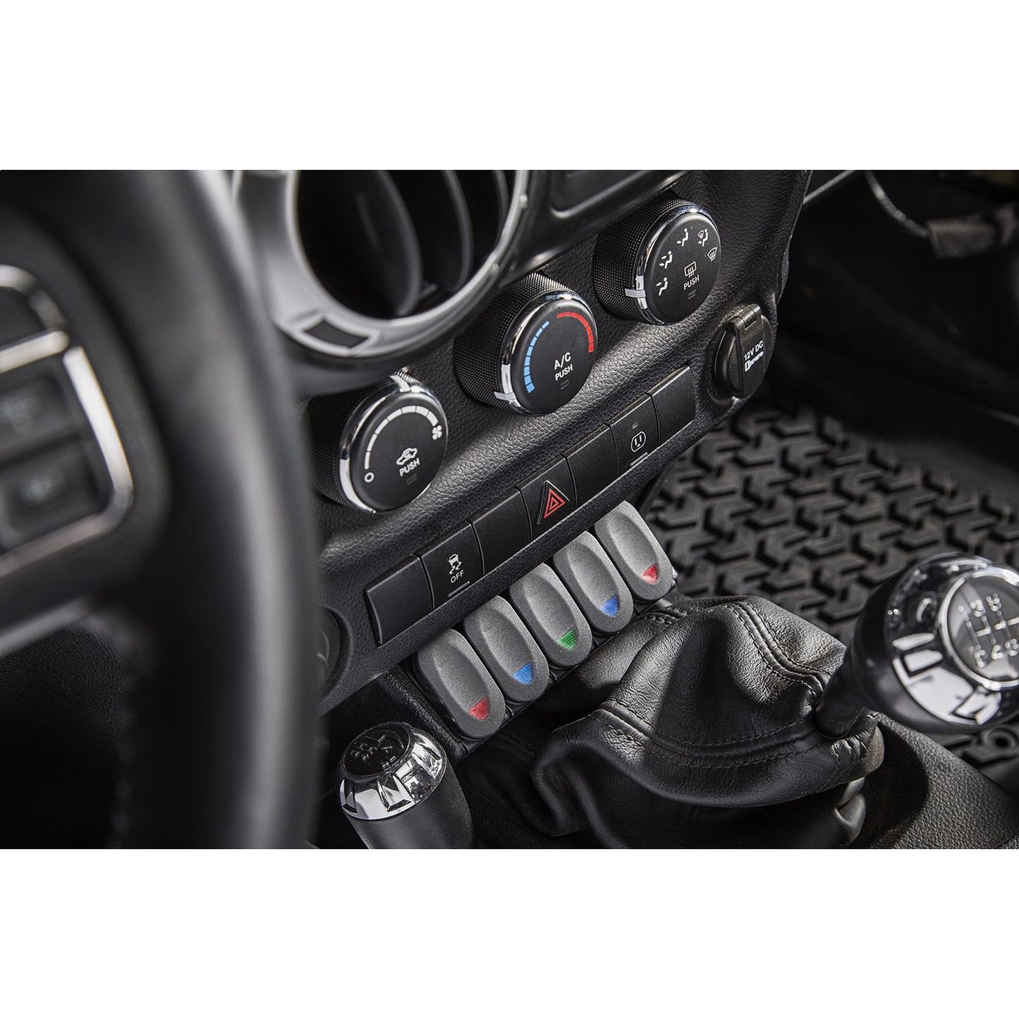 RUGGED RIDGE | 17235.54 | 11-17 Wrangler Jk Lower Console Switch Panel