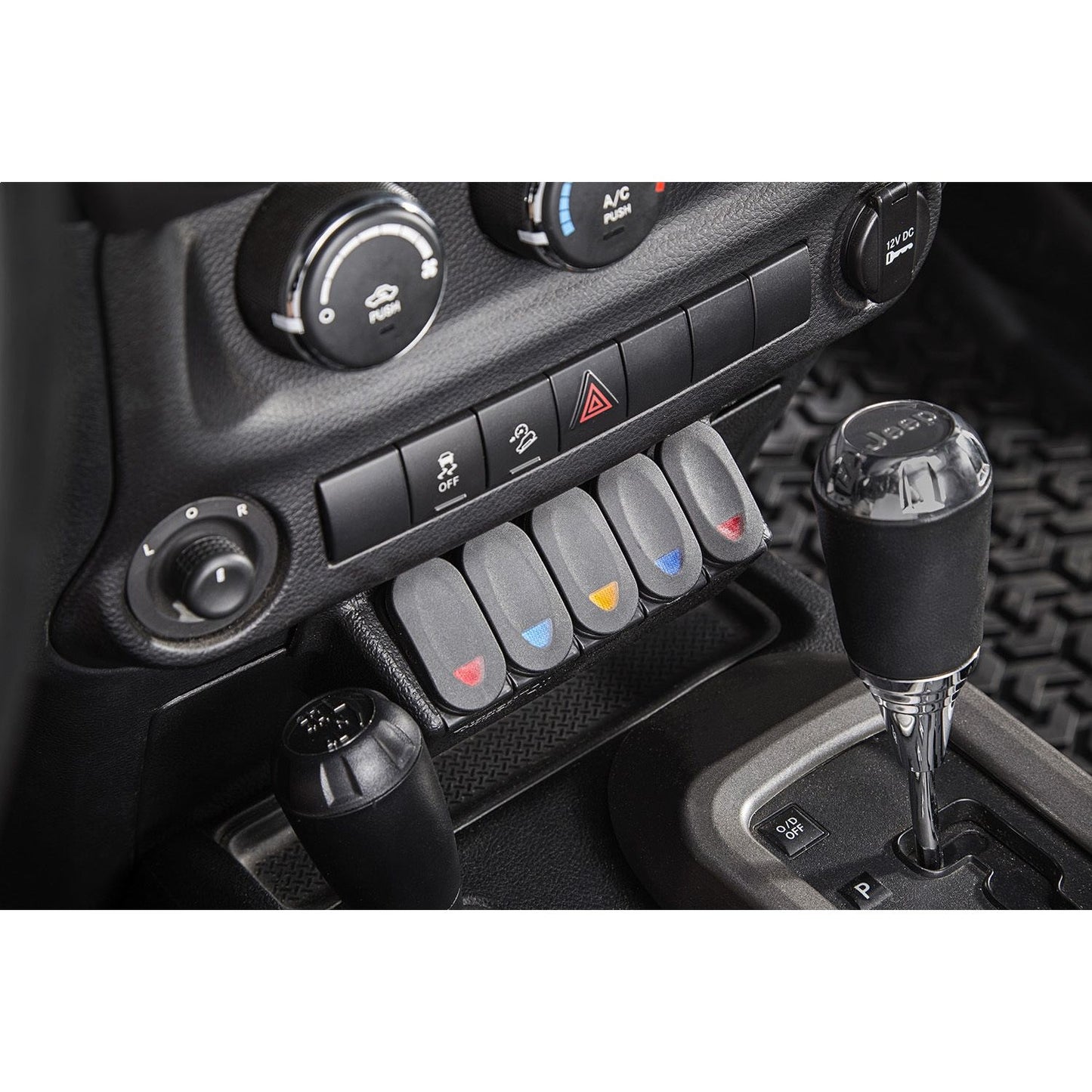 RUGGED RIDGE | 17235.54 | 11-17 Wrangler Jk Lower Console Switch Panel