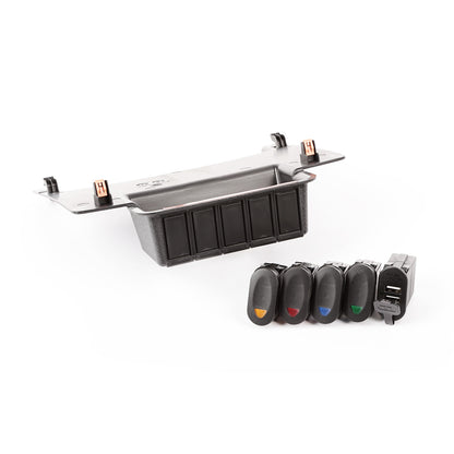 RUGGED RIDGE | 17235.84 | Lower Switch Panel Kit, 11-18 Jeep Wrangler Jk/Jku