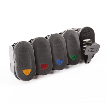 RUGGED RIDGE | 17235.84 | Lower Switch Panel Kit, 11-18 Jeep Wrangler Jk/Jku