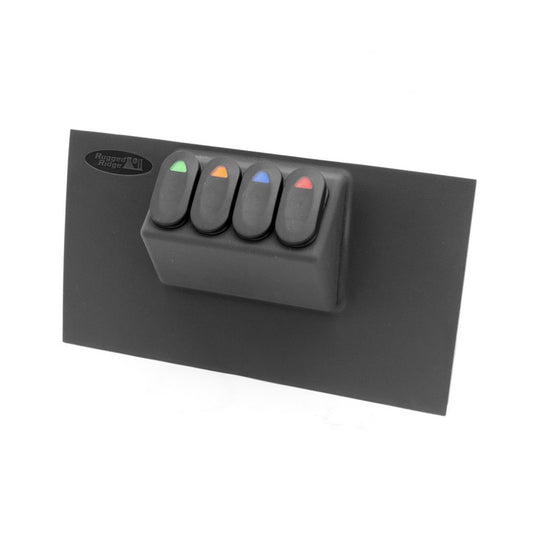 RUGGED RIDGE | 17235.85 | Lower Switch Panel Kit, 07-10 Jeep Wrangler (Jk)