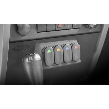 RUGGED RIDGE | 17235.85 | Lower Switch Panel Kit, 07-10 Jeep Wrangler (Jk)