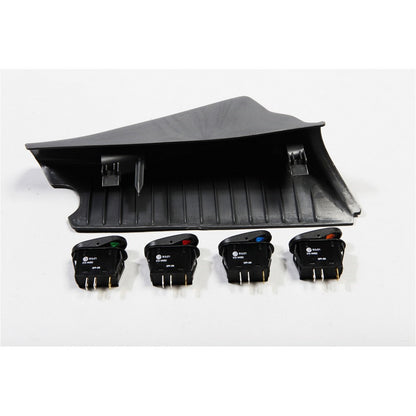 RUGGED RIDGE | 17235.86 | A-Pillar Switch Pod Kit,Black,Left, 07-13 Jeep Wrangler(Jk)