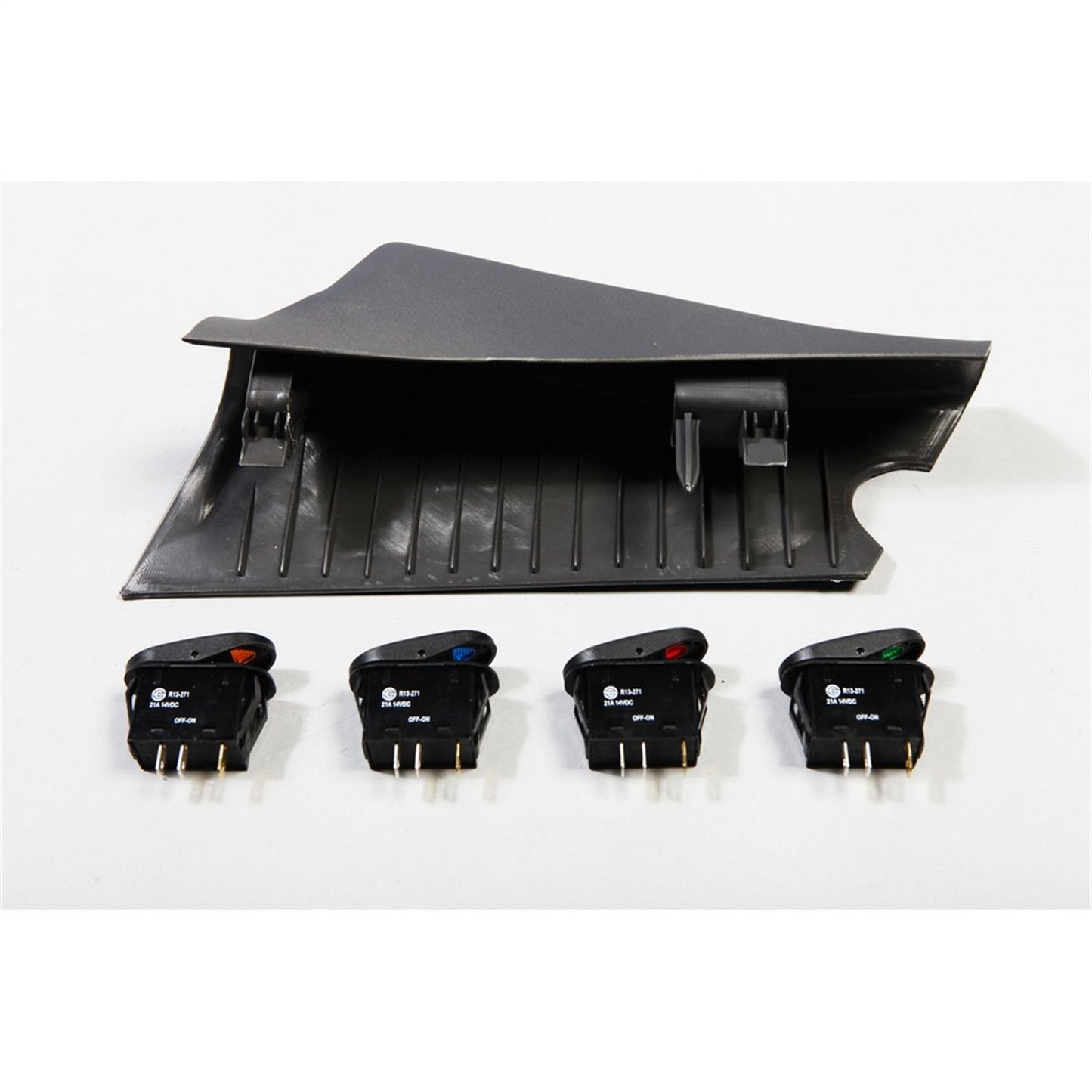 RUGGED RIDGE | 17235.87 | A-Pillar 4 Switch Pod Kit, Black, Right Side, 07-10 Jeep Wrangler