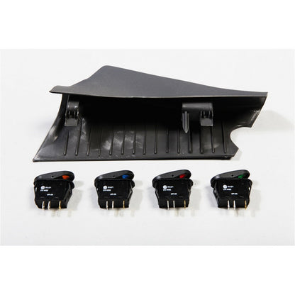 RUGGED RIDGE | 17235.87 | A-Pillar 4 Switch Pod Kit, Black, Right Side, 07-10 Jeep Wrangler