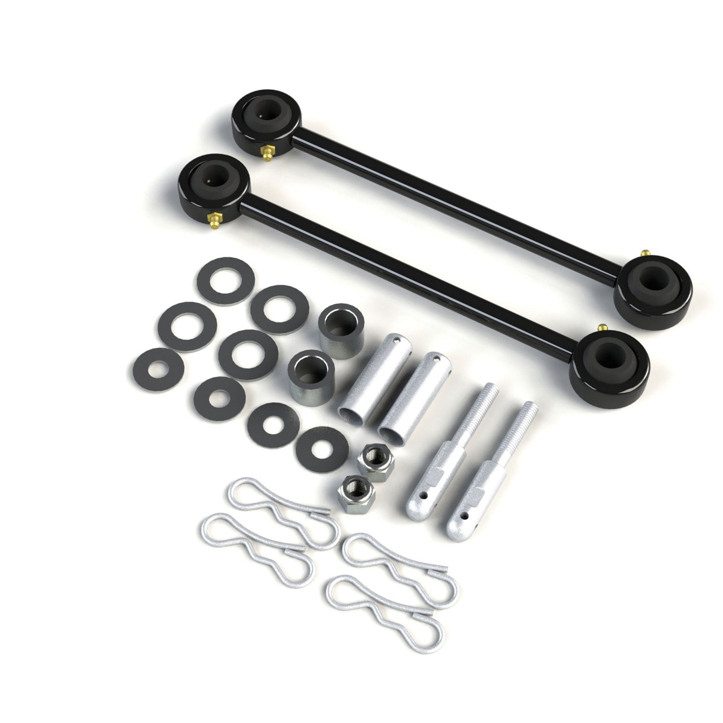 TeraFlex | Jeep Wrangler YJ 11 Inch Front Sway Bar Quick Disconnect Kit 3-4 Inch Lift TeraFlex | 1733400