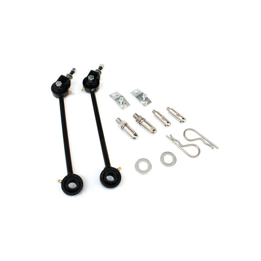 TeraFlex | 97-06 Jeep Wrangler TJ 10 Inch Front Sway Bar Quick Disconnect Kit 3-6 Inch Lift Skin Pack TeraFlex | 1743010