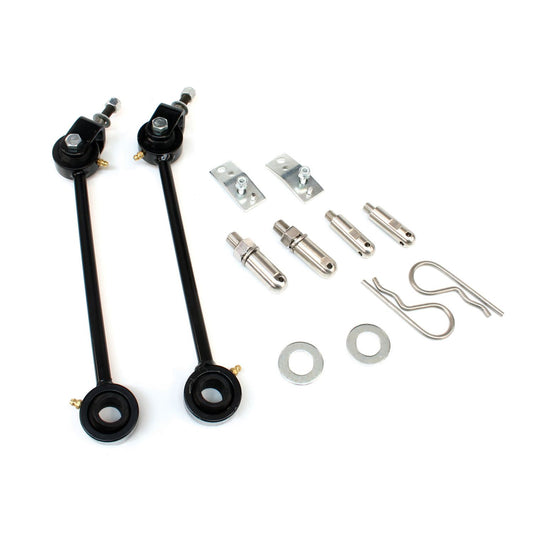 TeraFlex | 97-06 Jeep Wrangler TJ 10 Inch Front Sway Bar Quick Disconnect Kit 3-6 Inch Lift TeraFlex | 1743090