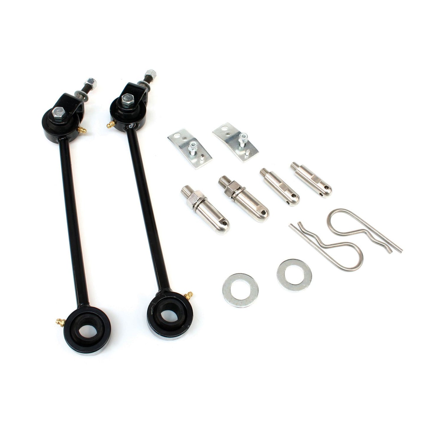 TeraFlex | 97-06 Jeep Wrangler TJ 8 Inch Front Sway Bar Quick Disconnect Kit 0-2 Inch Lift TeraFlex | 1743092