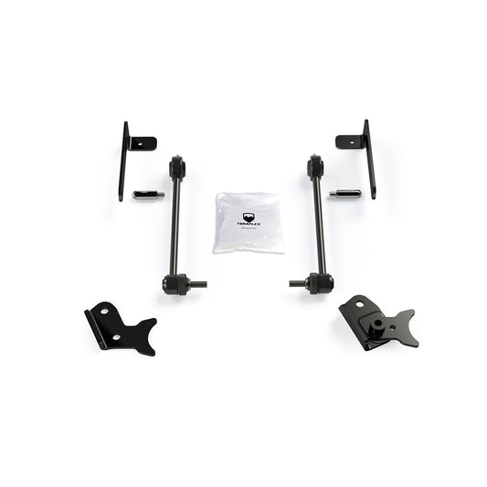 TeraFlex | 18-Up Wrangler JT/Gladiator Front Sway Bar Quick Disconnect Kit 0-6 Inch Lift TeraFlex | 1764000