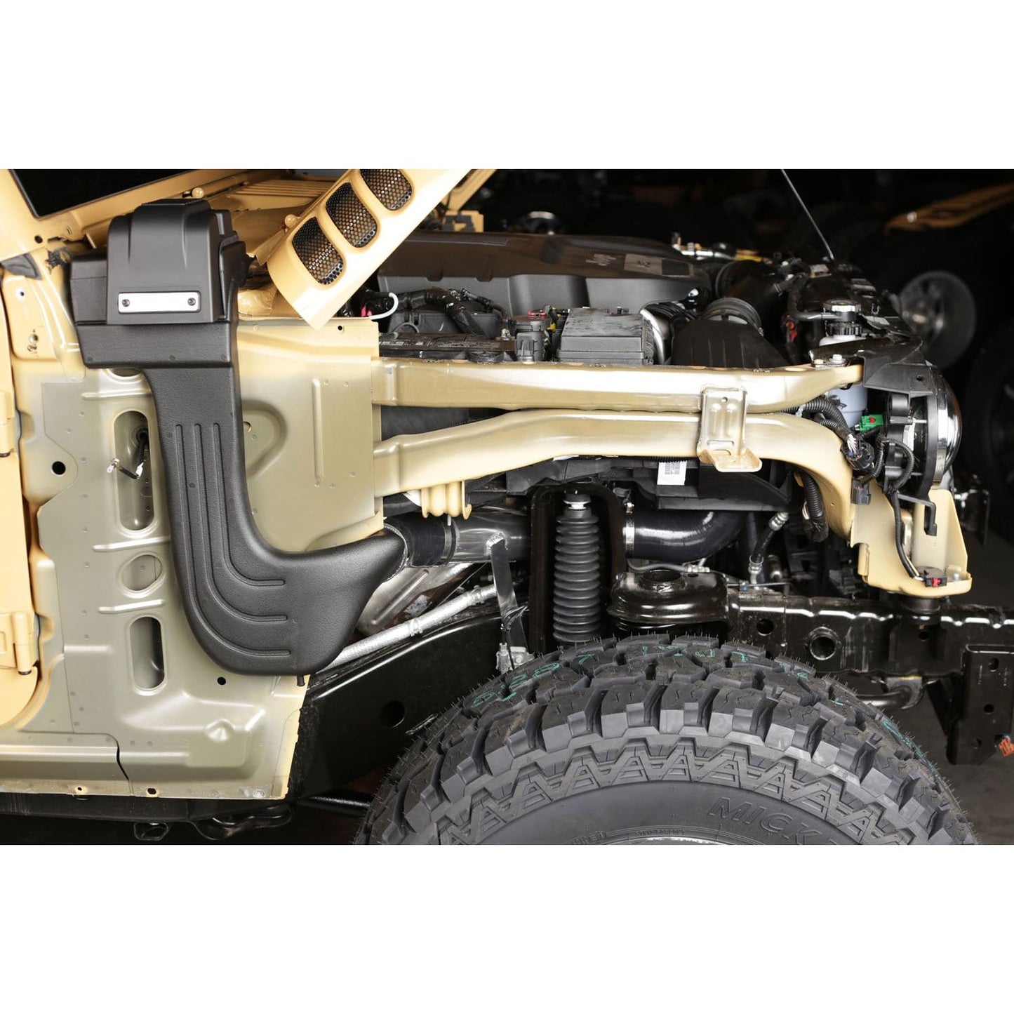 RUGGED RIDGE | 17756.08 | Low-Mount Xhd Snorkel,3.6L,12-16 Jeep Wrangler(Jk)
