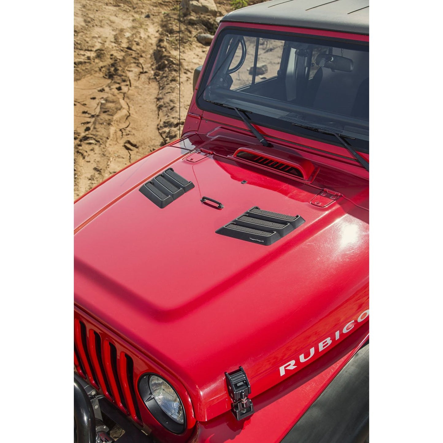 RUGGED RIDGE | 17759.09 | 97-16 Wrangler Performance Vented Hood Insert