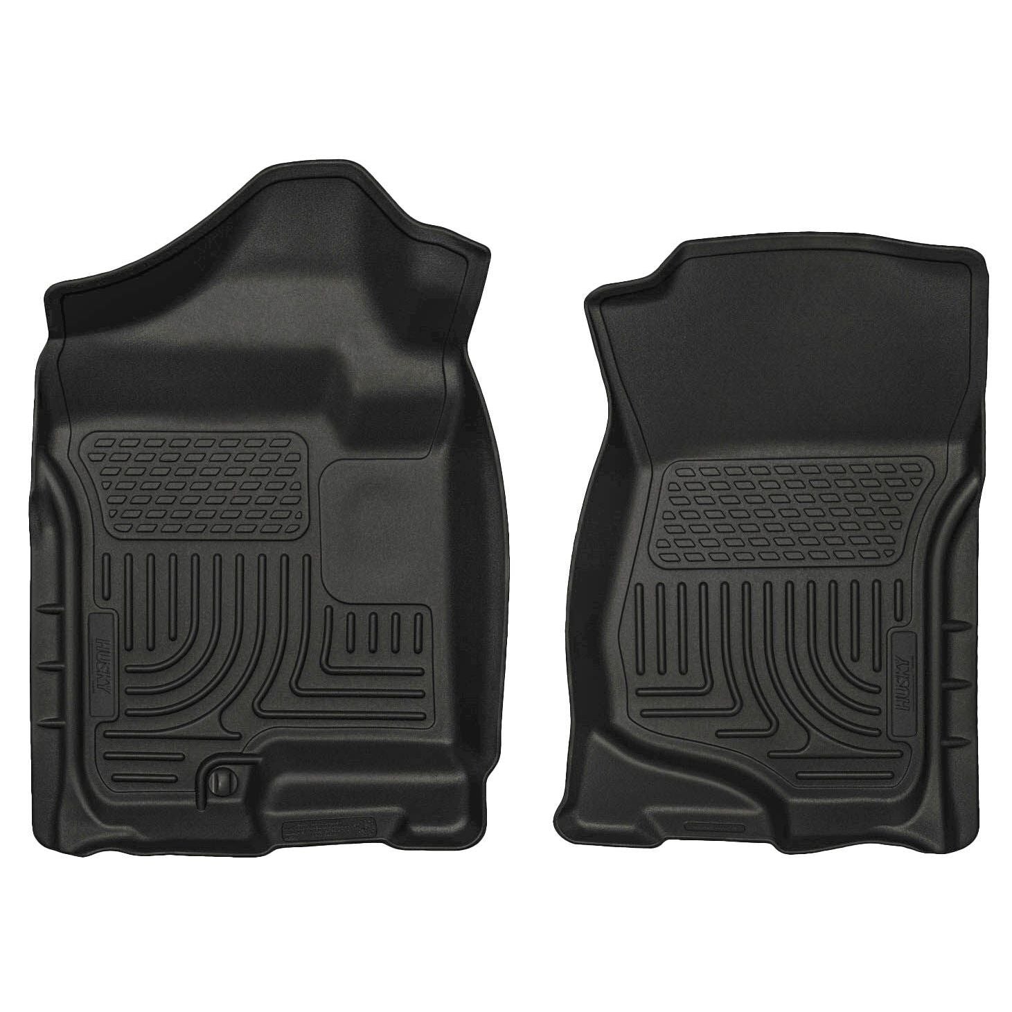 Husky Liners | Weatherbeater Front Floor Liners For 2007-2014 Escalade ESV/EXT, Avalanche, Silverado 1500/2500 HD/3500 HD Husky Liners | 18201