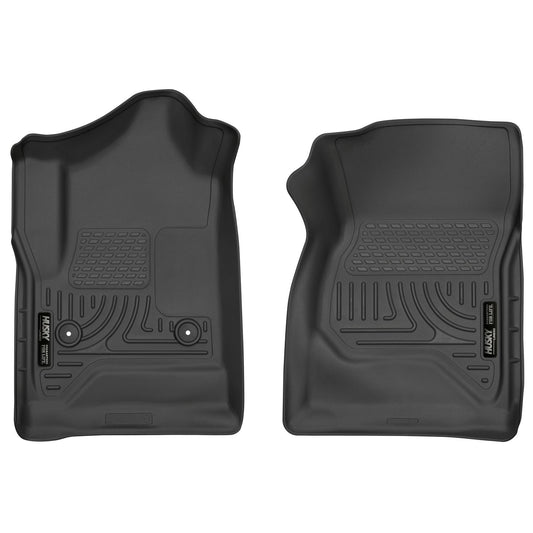 Husky Liners | Weatherbeater Front Floor Liners For 2014-2019 Silverado/Sierra 1500/2500 HD/3500 HD Husky Liners | 18241