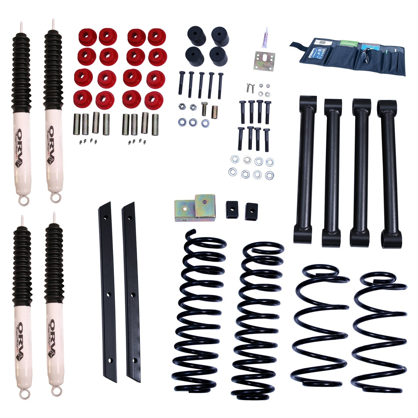 RUGGED RIDGE | 18415.31 | 03-06 Wrangler Lift Kit,Orv,2 Inch With Shocks