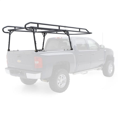 Smittybilt Contractors Rack 2 Box Kit Textured Matte Black 800 lbs. Capacity Adjustable Legs and Feet I 18604