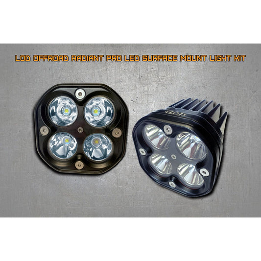 LOD LoD Offroad Radiant Pro LED Surface Mount Light Kit