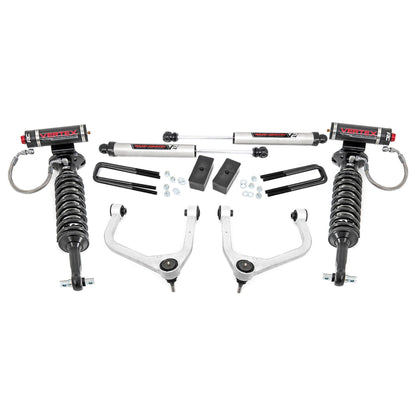 Rough Country Vertex Coilovers w/V2 Rear Shocks 3.5 Inch Lift Kit I 22657