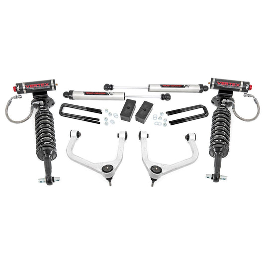 Rough Country Vertex Coilovers w/V2 Rear Shocks 3.5 Inch Lift Kit I 22657