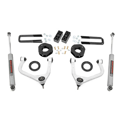 Rough Country Strut Spacers w/N3 Rear Shocks 3.5 Inch Lift Kit I 29531A