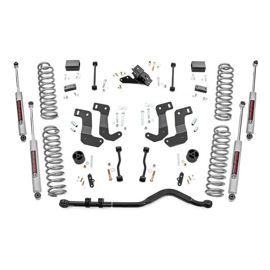 ROUGH COUNTRY 3.5 Inch Lift Kit | C/A Drop | 4-Door | EcoDiesel | Jeep Wrangler Unlimited JL 4WD (20-23) | 78130