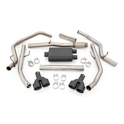 ROUGH COUNTRY Performance Exhuast | Stainless | Crew/Dbl | RR Exit | Chevy/GMC Sierra/Silverado 1500 (19-25)  | 96011