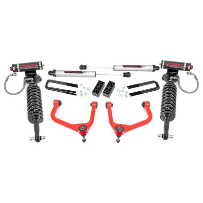 Rough Country Vertex Coilovers w/V2 Rear Shocks 3.5 Inch Lift Kit I 29557RED