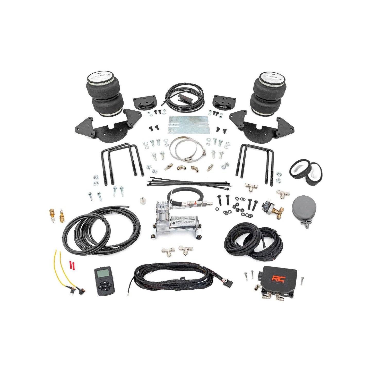 Rough Country with Onboard Air Compressor & Wireless Remote Air Spring Kit I 10011WC