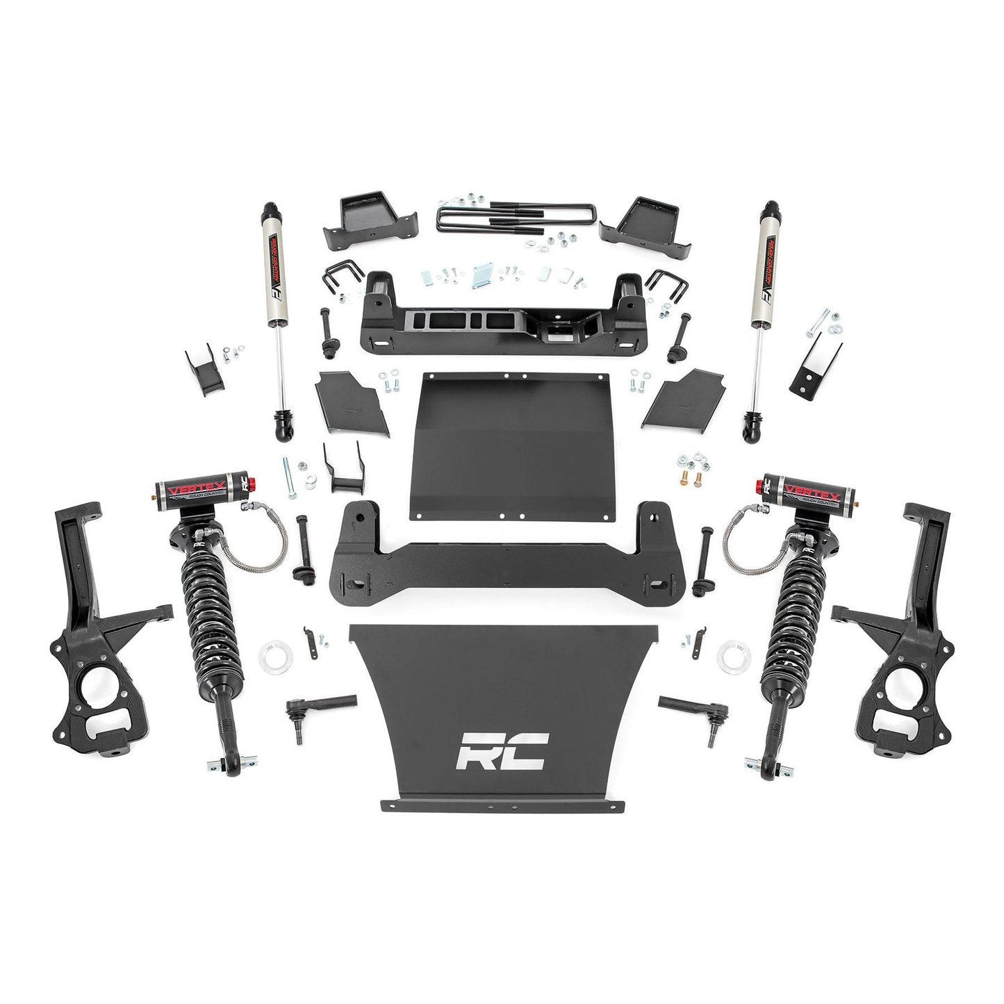 Rough Country V2 Monotube Shocks 4 Inch Lift Kit I 27557