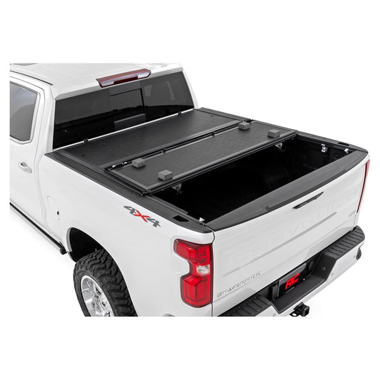 Rough Country 6'7" Bed with Rail Caps Hard Low Profile Bed Cover I 47119651B