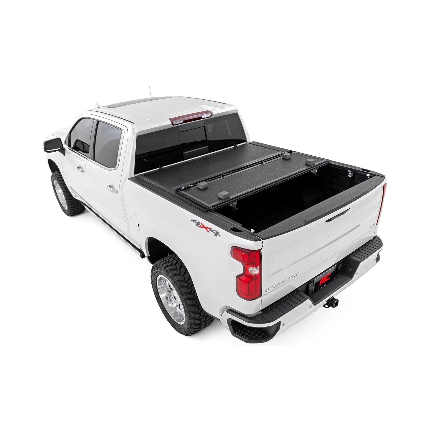 Rough Country 6'7" Bed with Rail Caps Hard Low Profile Bed Cover I 47119651B