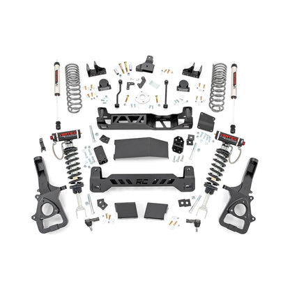 Rough Country V2 Shocks & Rear Variable Rate Coils 6 Inch Lift Kit I 33457