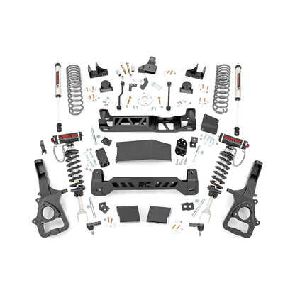 Rough Country V2 Shocks & Rear Variable Rate Coils 6 Inch Lift Kit I 33957